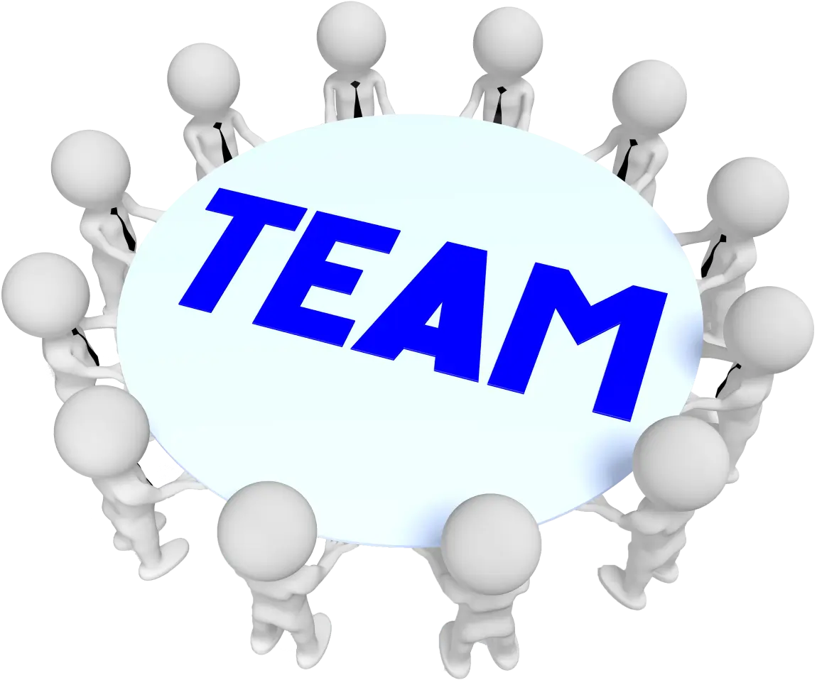 Team Cartoon Image - Bits Collision - About Image